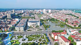 Một góc thành phố Bắc Giang, tỉnh Bắc Giang