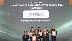 TPBank đứng Top 4 ngân hàng tư nhân uy tín nhất Việt Nam
