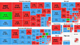 Cổ phiếu nằm sàn la liệt, VN-Index đánh rơi gần 60 điểm