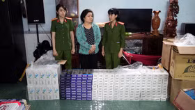 Công an Gia Lai phát hiện số lượng rất lớn thuốc lá điếu nhập lậu cất giấu trong hầm nhà