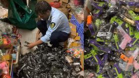 Thu giữ lượng lớn hàng cấm made in Israel nhưng do Trung Quốc sản xuất