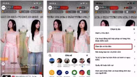 Tính năng của Tiktok cho phép người dùng chủ động báo cáo các nội dung có dấu hiệu vi phạm