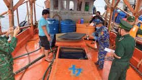 Bộ đội Biên phòng An Giang thu giữ lượng lớn dầu DO không rõ nguồn gốc