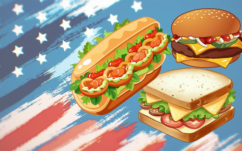 10 loại bánh sandwich mang tính biểu tượng của nước Mỹ