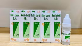 Dung dịch nhỏ mắt Natri clorid 0,9% bị thu hồi khẩn do không đạt chuẩn độ trong
