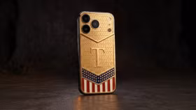 Caviar ra mắt iPhone 17 Pro Max T-Great mạ vàng 24K phong cách Donald Trump