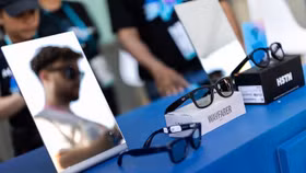 Sản phẩm kính thông minh của Meta được trưng bày cho mọi người trải nghiệm trong khuôn khổ hội nghị thường niên Connect