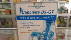 Sản phẩm thực phẩm bảo vệ sức khỏe Cancivita D3-GT