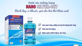 Một lô sản phẩm nước súc miệng Nano silver - DHT 350ml vừa bị thu hồi toàn quốc