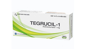 Thuốc viên nén Tegrucil-1 (Acenocoumarol 1mg)