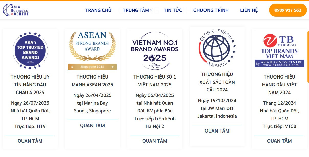 Một số giải thưởng do Trung tâm nghiên cứu phát triển doanh nghiệp châu Á tổ chức hàng năm giai-thuong1.png