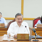 Tổng Bí thư Tô Lâm, Bộ Chính trị tại cuộc họp của Ban Bí thư