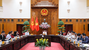 Thủ tướng Chính phủ Phạm Minh Chính làm việc với Tổ công tác an ninh năng lượng về các giải pháp trước tác động từ diễn biến phức tạp của cuộc xung đột quân sự tại Trung Đông