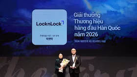 LocknLock chiến thắng đậm tại Giải thưởng Thương hiệu Hàn Quốc 2026
