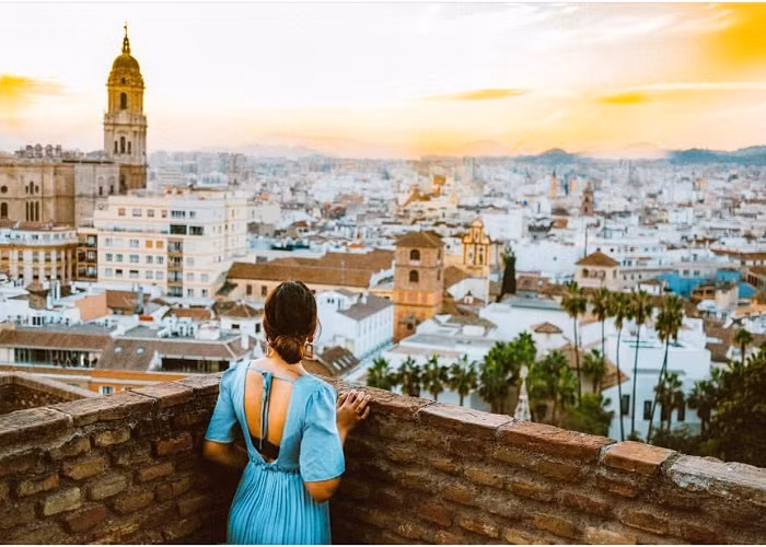 Thành phố Malaga tại Tây Ban Nha