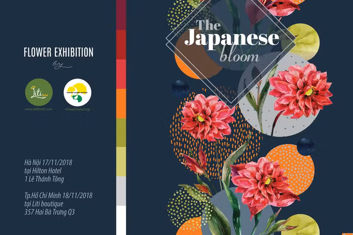 Triển lãm hoa tươi Nhật Bản The Japanese Bloom tại Hà Nội & Hồ Chí Minh