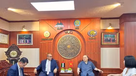 Chủ tịch HBA-VACOD tiếp Tổng giám đốc Hội nghị Đầu tư thường niên AIM Congress, mở cơ hội hợp tác chiến lược với Trung Đông