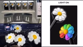 Gậy phát sáng hoa cúc G-Dragon bị thổi giá, người mua cẩn trọng hàng giả