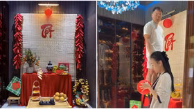 Vợ chồng Shark Bình cùng trang trí căn biệt thự đón Tết