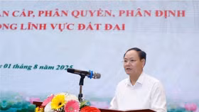 Bộ Nông nghiệp và Môi trường tổ chức Hội nghị tập huấn toàn quốc về phân cấp, phân quyền trong lĩnh vực đất đai