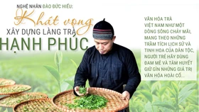 Nghệ nhân văn hóa trà Đào Đức Hiếu: Khát vọng xây dựng làng trà hạnh phúc