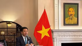 Bộ trưởng Nguyễn Hồng Diên phát biểu