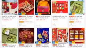 Người Việt ngày càng thích mua quà Tết trên các sàn thương mại điện tử