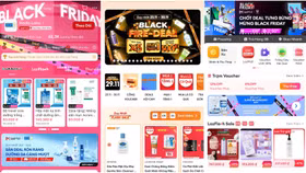 Black Friday trở thành cuộc chiến giảm giá khốc liệt giữa các sàn thương mại điện tử 