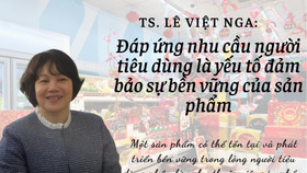 Đáp ứng nhu cầu người tiêu dùng là yếu tố đảm bảo sự bền vững của sản phẩm