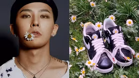 Biểu tượng “bông cúc khuyết cánh” gắn với G-Dragon xuất hiện trong chiến dịch truyền thông của loạt thương hiệu Việt