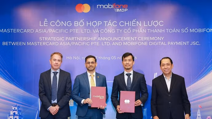 Công ty Cổ phần Thanh toán số MobiFone - MDP và Mastercard chính thức công bố hợp tác chiến lược