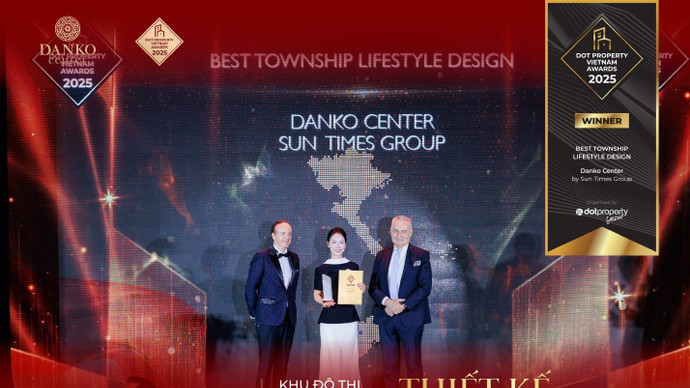 Danko Center được vinh danh với giải thưởng Khu đô thị có phong cách thiết kế kiểu mẫu đẹp nhất Việt Nam 2025