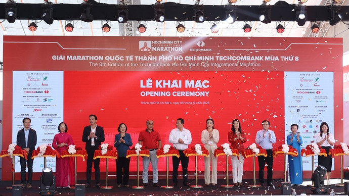 Khai mạc giải Marathon Quốc tế TP.HCM Techcombank mùa thứ 8