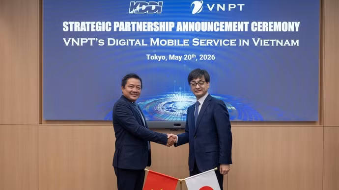 VNPT và KDDI công bố hợp tác chiến lược phát triển và khai thác thương hiệu dịch vụ di động thứ hai của VNPT tại Việt Nam