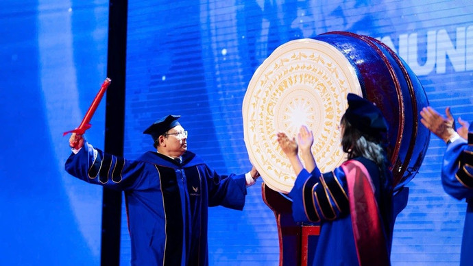 VinUni khai giảng khóa 6, ra mắt tân hiệu trưởng và dàn lãnh đạo tinh hoa