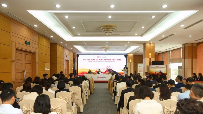 Đại hội đồng cổ đông thường niên 2026: SeABank chốt trả cổ tức 20,5%, tăng vốn lên 34.688 tỷ đồng