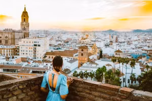 Thành phố Malaga tại Tây Ban Nha