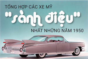 Tổng hợp loạt xe Mỹ “sành điệu” nhất những năm 1950