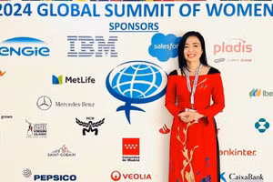 Nữ doanh nhân Lê Thị Thúy Nga, người sáng lập, Chủ tịch Helen Care tại Global Summit of Women 2024