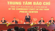 Tổng Bí thư Tô Lâm chủ trì họp báo quốc tế công bố kết quả Đại hội XIV của Đảng. Ảnh: Hồng Nguyên