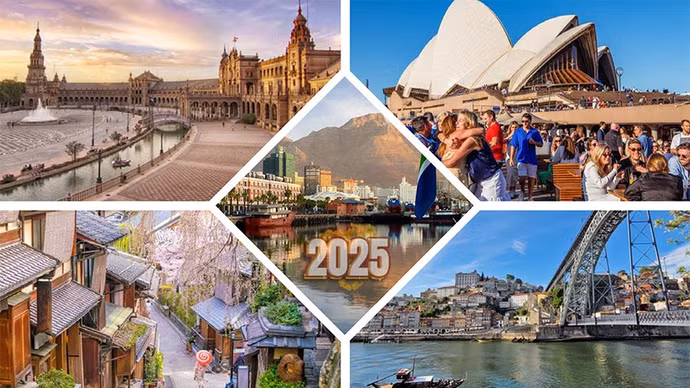 TOP 10 thành phố được yêu thích nhất thế giới đã được xếp hạng năm 2025