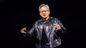CEO Nvidia Jensen Huang tại sự kiện GTC AI Conference vào tháng 3/2025