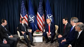 Tổng thống Mỹ Donald Trump đã có cuộc gặp với các Tổng Thư ký NATO Mark Rutte