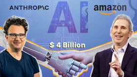 Amazon rót thêm 4 tỷ USD vào đối thủ lớn nhất của OpenAI