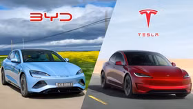 BYD sắp soán ngôi Tesla trên thị trường xe điện toàn cầu