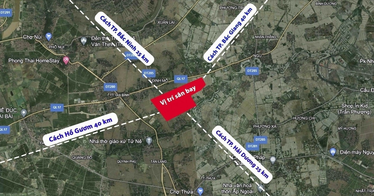 Sân bay Gia Bình nâng tầm hạ tầng hàng không vùng Thủ đô