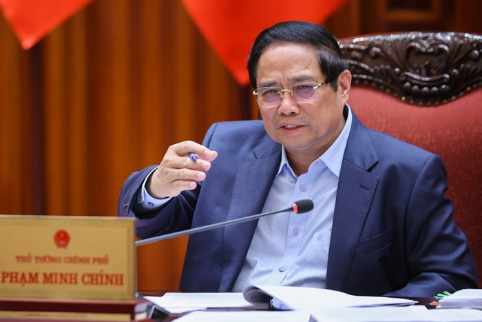 Thủ tướng Phạm Minh Chính chủ trì cuộc họp Thường trực Chính phủ về tình hình kinh tế - xã hội - Ảnh: VGP Thủ tướng Phạm Minh Chính chủ trì cuộc họp Thường trực Chính phủ về tình hình kinh tế - xã hội - Ảnh: VGP