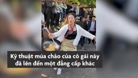 Hu Kaifeng - Cô gái Trung Quốc nổi tiếng nhờ tài múa chảo