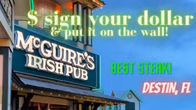 McGuire’s Irish Pub - Quán rượu được trang trí bằng gần 2 triệu USD tiền mặt
