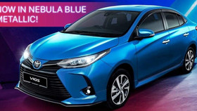 Toyota Vios 2022 có thêm màu ngoại thất xanh dương